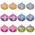 Open Clamshell Sphere Charm with Single Loop for Mermaid Costume Jewelry MegaBDM