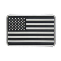 Hook and Loop Backed USA Soft PVC Rubber American Flag Patch SR175