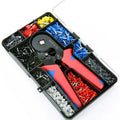 1200pcs Household Electrical Insulated Mini Wire Ferrule Tubular Terminal Crimping Plier Kit