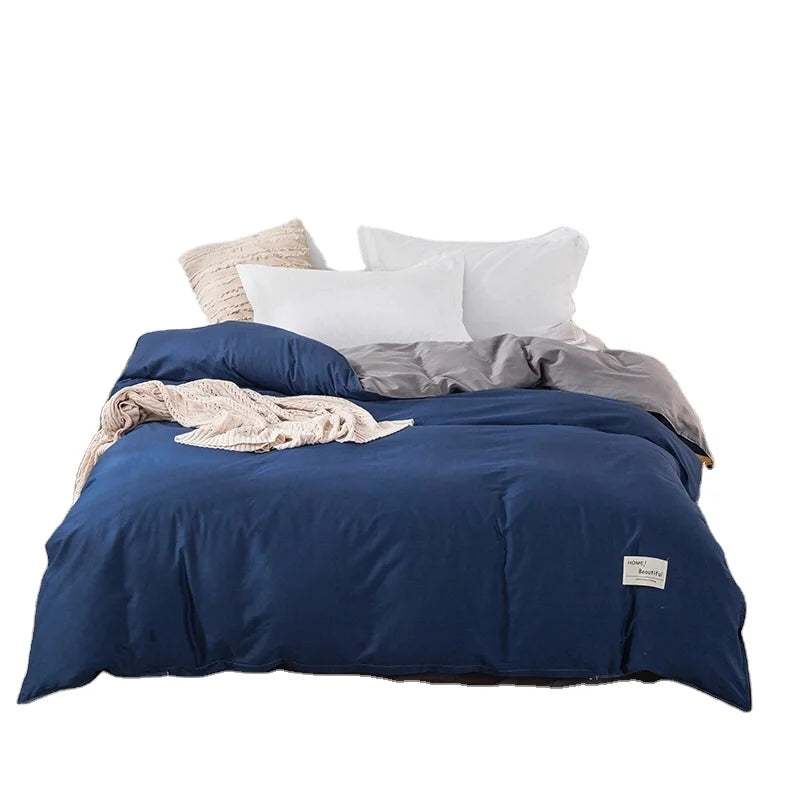 Wholesale Hotel Bed Sheets Customized Duvet Cover Set 100% Cotton Bedding Set for Home Hotel