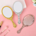 New Arrival Luxury Vintage Handheld Compact Mirror Travel Makeup Beauty Cosmetic Mirrors