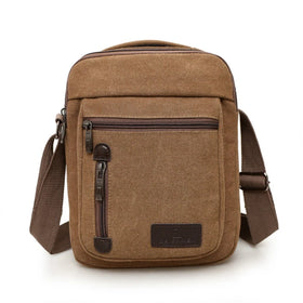 Business Cheap Korean Mini Crossbody Single logo Custom Canvas Men Shoulder Bag