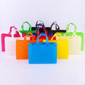 Wholesale Custom Printed Medium Size Nonwoven Grocery Shopping Tote Bags Gold Gift Bags with Long Rope Handle Custom Logo