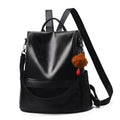 School Girls Customised Cheap Pu Leather Backpack