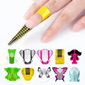 Wholesales Professional Crystal Nail Poly Gel Extending Paper Holder Builder UV Gel Tip Extension Builder Form