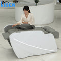 High End Barbershop Furniture Water Circulation and Steamer Shampoo Chair Electric Massage Washing Bed