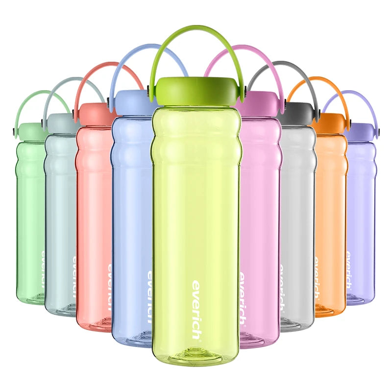 Everich Custom 32oz Cloud Design Tritan Wide Mouth Water Bottle Plastic Bottle Against Hot High Temperature Water Bottle