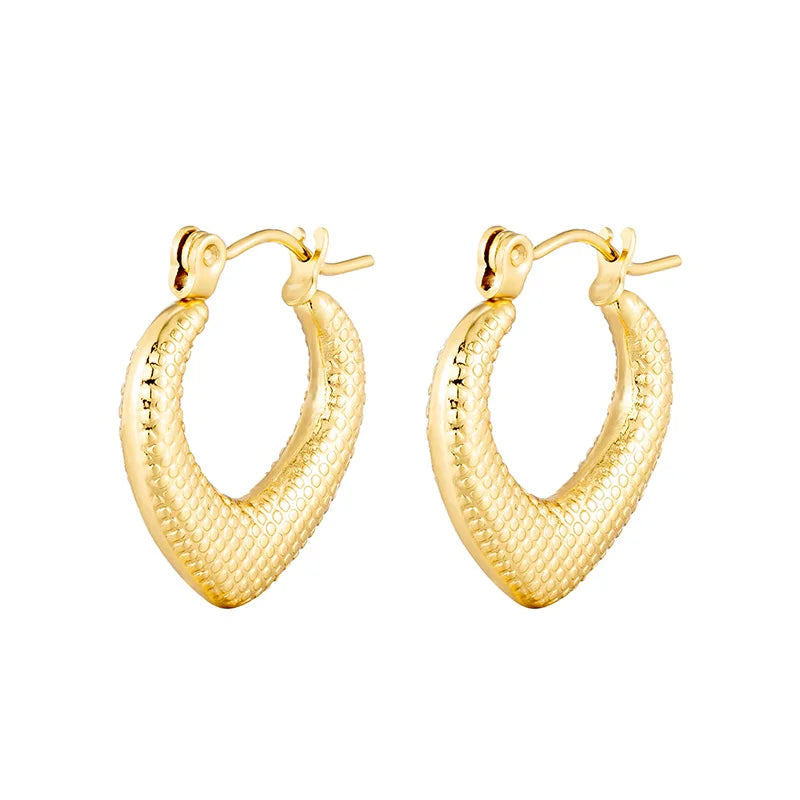 New Pearl Twist Butterfly Acrylic Dangle Hoop Earring Set for Women Metal Hollow Gold Plated Stainless Steel Earrings Jewelry