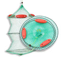 Red Nylon Floating Cover for Lobster Fishing Enhances Visibility of Fish Cage on Water Surface