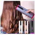 3133 Private Label Mini USB Charge 2-in-1 Automatic Tourmaline Curling Wand LED PTC Heating Professional Salon Hair Curler