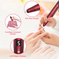Trendy Portable Nail File Machines Lightweight Handpiece Manicure Pedicure Acrylic Salon Tool Nail Drill for Home Use Nail Art