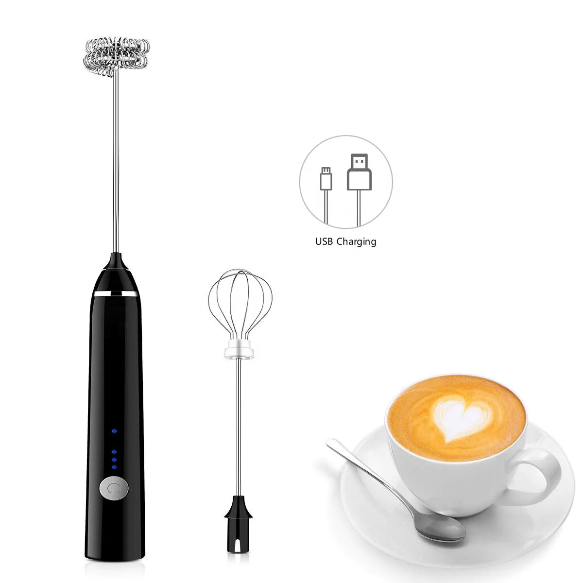 Dual-function Portable Compact USB Rechargeable Multi-color Foam Device