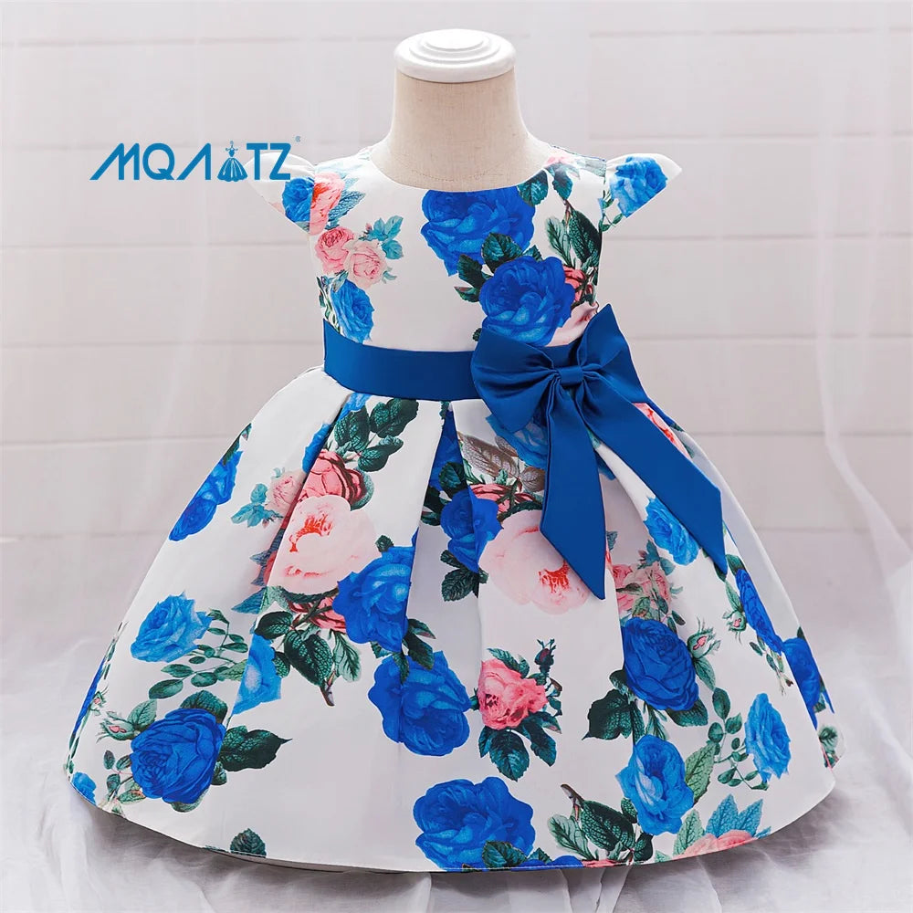 MQATZ High Princess Dress for Kids  Flower-Embroidered Backless Luxurious for Autumn Wholesale  L5310XZ