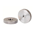 M3 - M10 DIN 467 Stainless Steel 304 Hand Screw Knurled Round Nut Flat Head Knurled Thumb Nuts