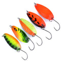 Metal Fishing Lure Bait 3.2cm/4.5g Silver Gold Copper Spinner Spoon Fishing Items Lure Musky Lure