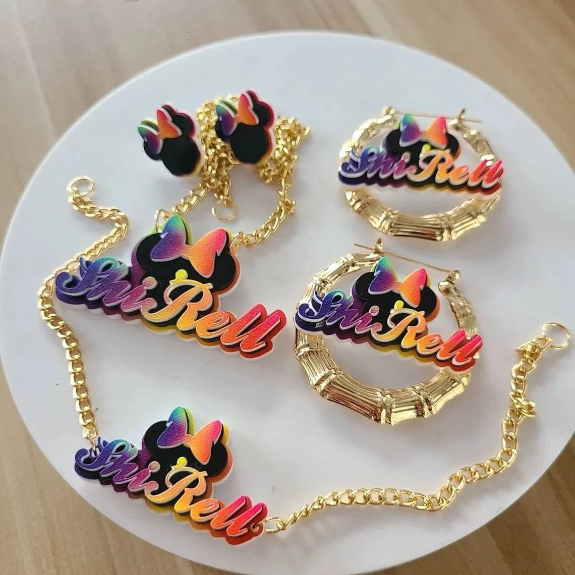 Fashion 2025 New Arrival Baby Pendant Women Kids Name Necklaces Jewelry Gifts DIY Nameplates Acrylic Custom Name Necklace