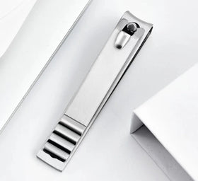 Wholesale Large Size Stainless Steel Nail Clippers Straight Edge Nail Cutter with Integrated Nail File