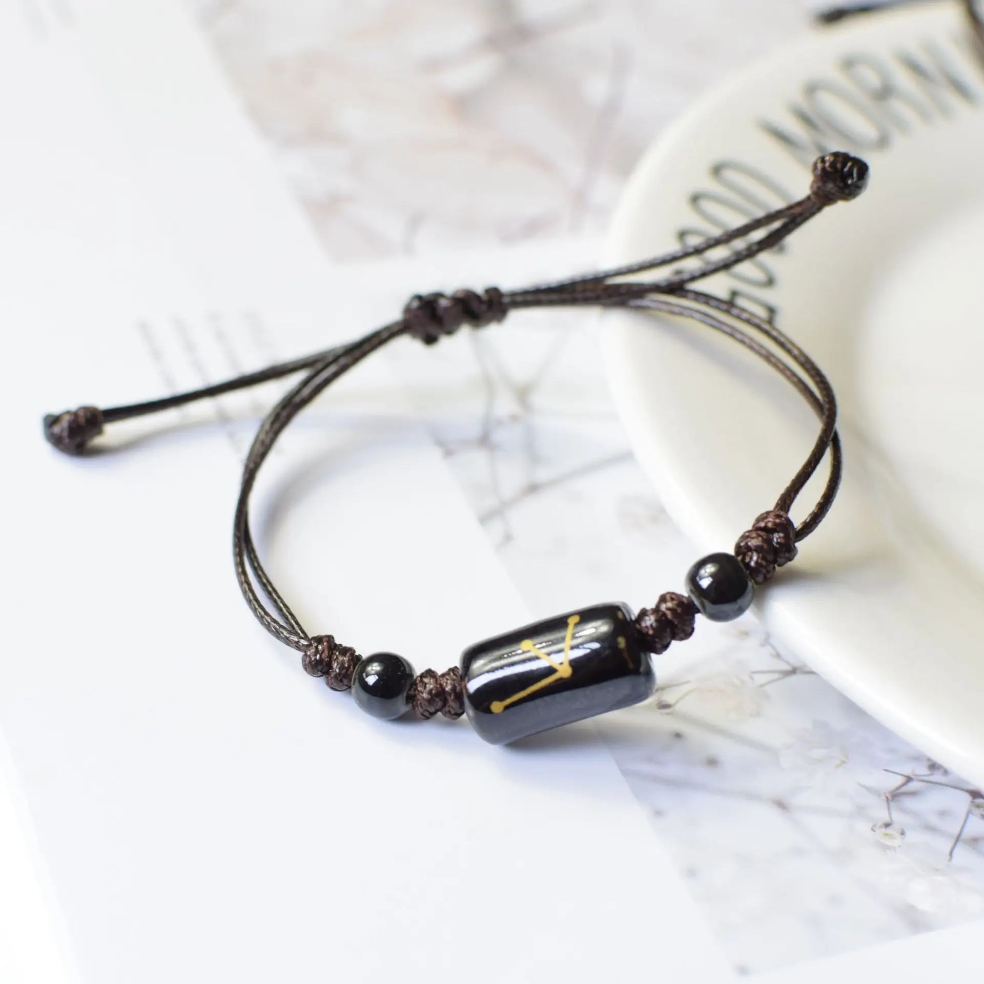New Capricorn Bracelet Couple Bracelet Handmade Ceramic Jewelry