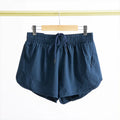 Kids Adults Drawstring Waist Running Shorts Women Athletic Zip Pocket Fitness Sports  Liner 2 in 1  Yoga Shorts