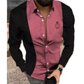 Men's Twill Striped Printed Custom Casual Shirt-Eco-Friendly Spring/Summer Streetwear