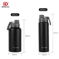 Designed Water Bottle  Best Selling Custom Eco Double Wall Vacuum Insulated Thermal Stainless Steel Gift White Sport Metal OEM