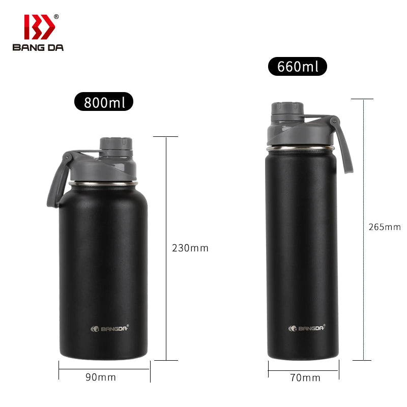 Designed Water Bottle  Best Selling Custom Eco Double Wall Vacuum Insulated Thermal Stainless Steel Gift White Sport Metal OEM