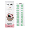 Huizi Factory Wholesale  Semi Cured Gel Nail Strip Wraps Non-Toxic Long Lasting Semi Cured Gel Nail Stickers