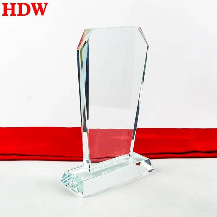 Wholesale K9 Blank Laser Engraving Supplies Crystal Glass Trophy Custom logo Crystal Photo Frame for Wedding Gift