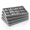 Wholesale Linen Jewelry Tray Display Plate for Necklace Ring Earrings Storage-Premium Props for Jewelry Container