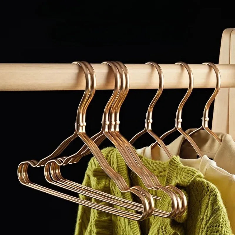 Custom Aluminum Children Clothes Hanger Anti-slip Durable Coat Metal Wardrobe Organizer Multifunction Clothing Storage Rack