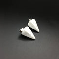 Hongzhuo Reiki Yoga Tini Pyramid Jewelry Natural Howlite Dowsing Stone Pendulum Copper Chain Hexagonal Pendant Pendulum Jewelry