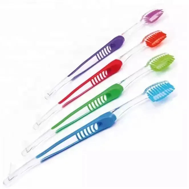 Professional Double-Ended Interdental Brush V Trim End Toothbrush for Braces Teeth Orthodontic Toothbrush