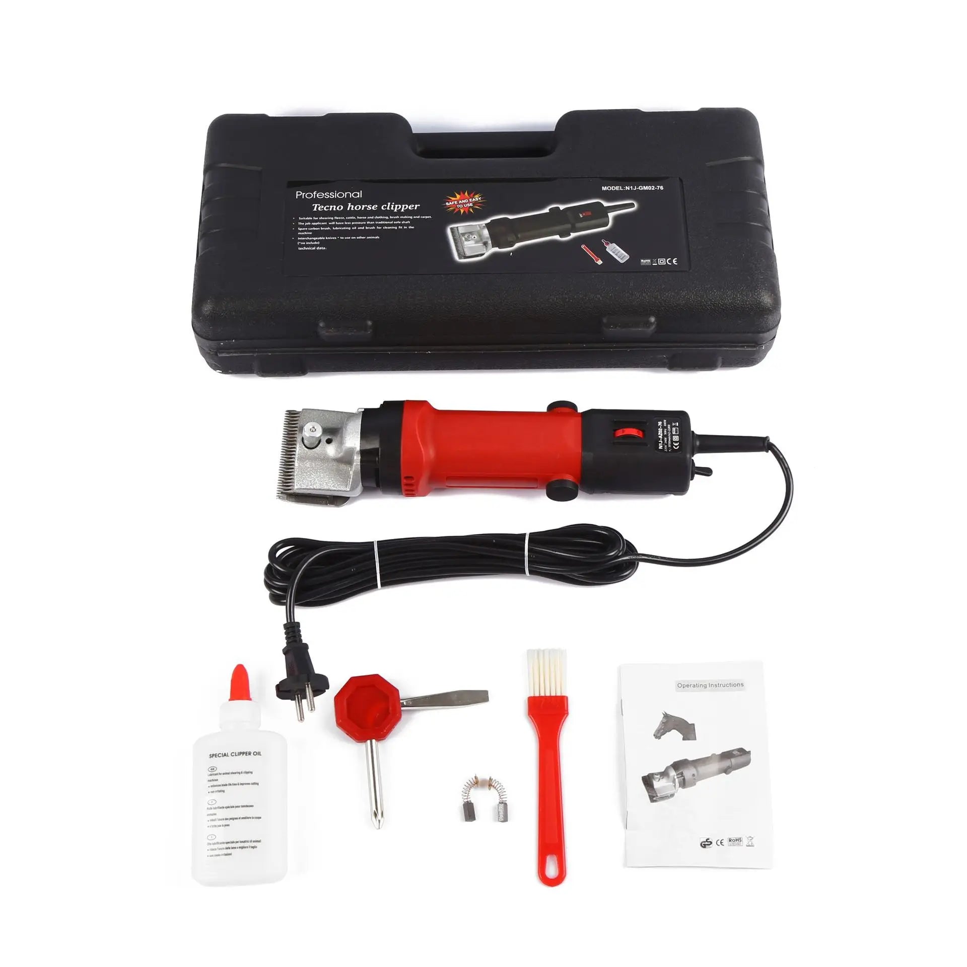USMILEPET New Arrival Aluminum Alloy Electric Horse Hair Clippers Horse Grooming Tools for Pet Grooming Clippers