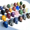 5CM Wholesale Healing Stones Skulls Hand Carved 2 Inch Quartz Skulls Mixed Quartz Crystal Skulls