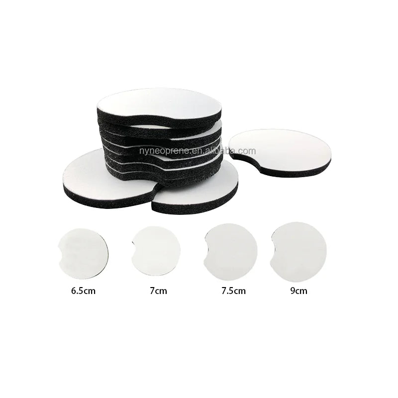 Wholesale Custom Sublimation Car Coaster Novelty Gift for Car Use Hot Sale Blank coaster