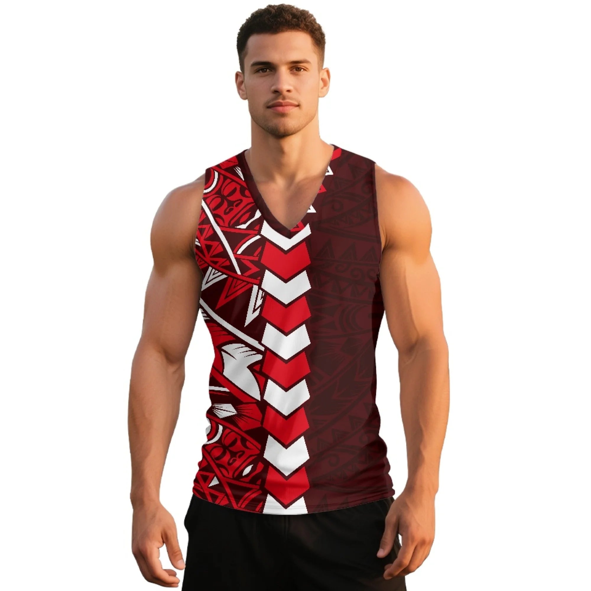 Men's Quick Dry Workout Sleeveless Shirts Moisture Wicking Running Athletic Performance T-Shirts Vest Recycled Polyester Top Tee