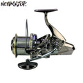 NEWMAJOR 9000-14000 30kg 4.7:1 Spinning Fishing Reel Stainless Steel Anti-Reverse System Left Right Interchangeable Handle River