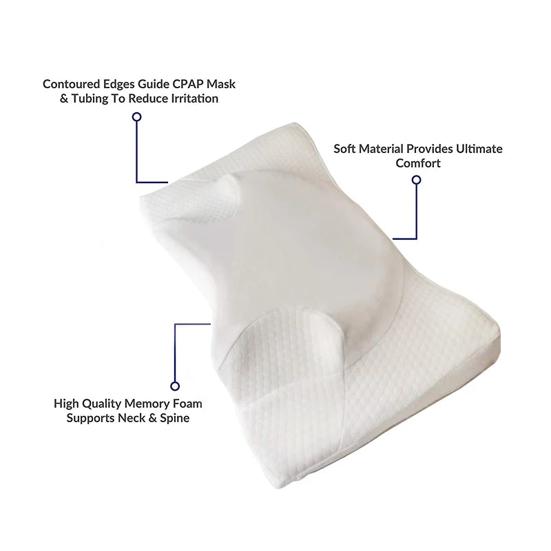 Memory Foam Functional Pillow New Arrival CPAP Contour Pillows Neck and Shoulder Pain Relief Memory Pillow
