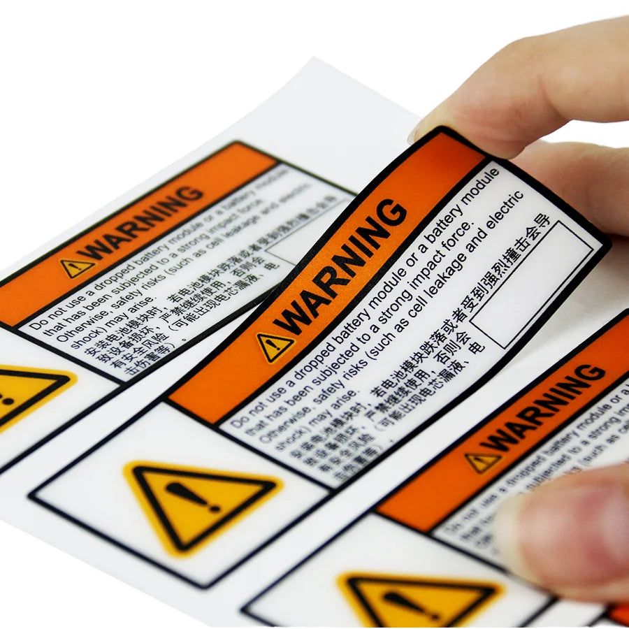 Custom Label Print Outdoor Personalized Waterproof UV Resistant Stickers Weather Proof Printing Holo Vinyl Decal Logo Sticker