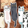 30PCS Cute kitty reading book mark lucky cat bookmark