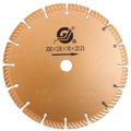 Custom Private Label 9" 230mm Segmented Corrugated Diamond Blades for Cutting Granite Marble and Concrete Stone