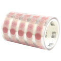 Creative DIY Decorative Decals Dot Stickers Washi Tape Stickers for Journal & Ledger Office Adhesive Tape