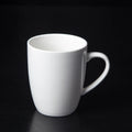 Hotel Custom Ceramic Mugs White Porcelain 12oz 340ml Tea Cups Ceramics