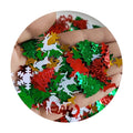 Christmas Tree DIY Accessory Glitter Tree Sequins Party Merry Christmas Plastic Confetti Nail Decoration Slime Filling