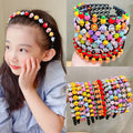 Children Braided Hair Clip Headband Bangs Fixer Princess Plate Headband Girl's Hollow Wreath Hair Accessory