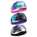 Women Private Label Bulk Athletic Soft Dance pink and White Sports Elastic Headband with logo