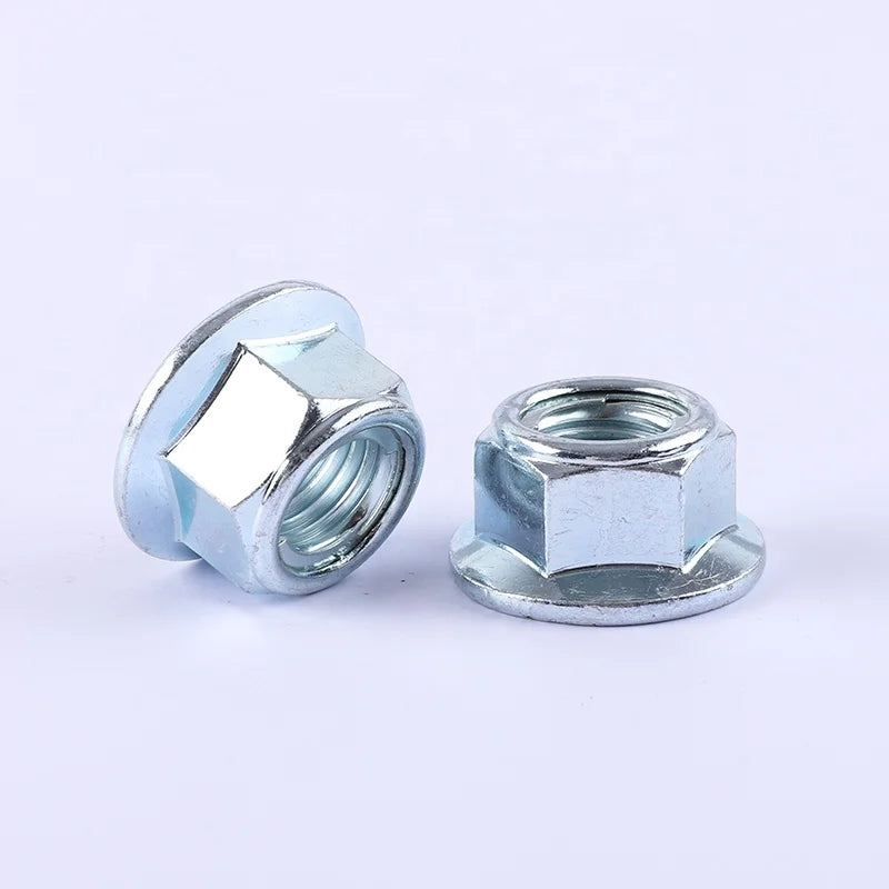 DIN6926 Torque Type All-Metal Plating Hex Flange Lock Nut All-Metal Self Hexagon Nuts With Flange