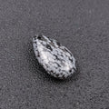 HZ Crystal Crafts Natural Color Flashy Chinese Snowflake Stone Pendant Teardrop Shape Customized Pendant Necklace Jewelry