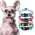 2025 Custom Pet Dog Collars New Cute Fancy Sublimation Print Logo Design Breakaway Nylon Material Personalized Pattern