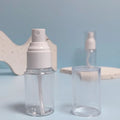 White Continuous Hand Sanitizing Spray Bottle Convenient Plastic Refillable Flacon for Daily Summer Face Shampoo Lotion